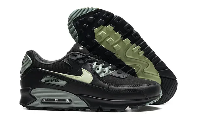 Nike Air Max 90 GORE-TEX Black Pale Green Lifestyle Sneakers 4
