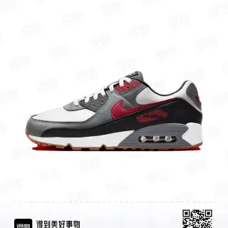 Nike Air Max 90 White Gray Red Lifestyle Sneakers