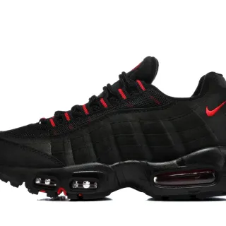 Nike Air Max 95 Black and Red Lifestyle Sneakers