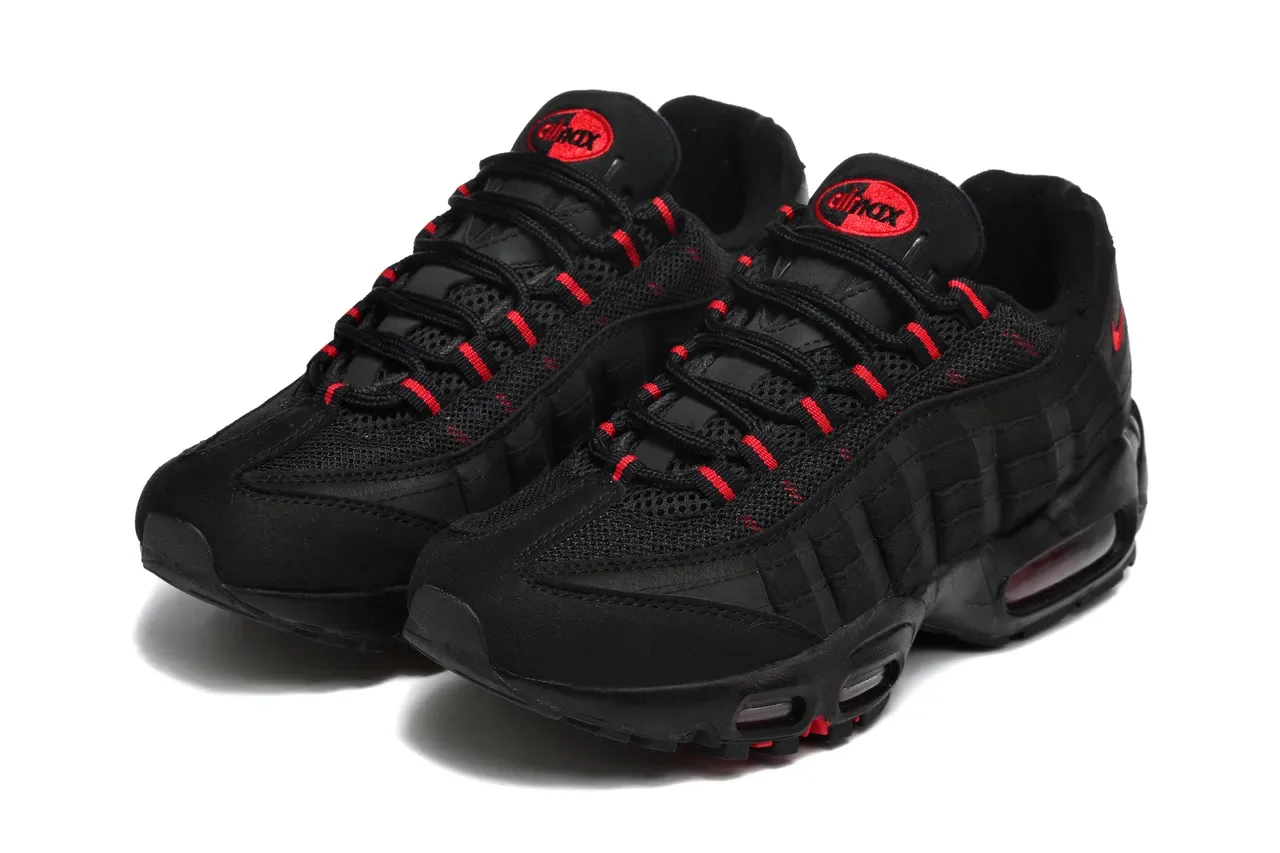 Nike Air Max 95 Noir et Rouge Lifestyle Sneakers 5