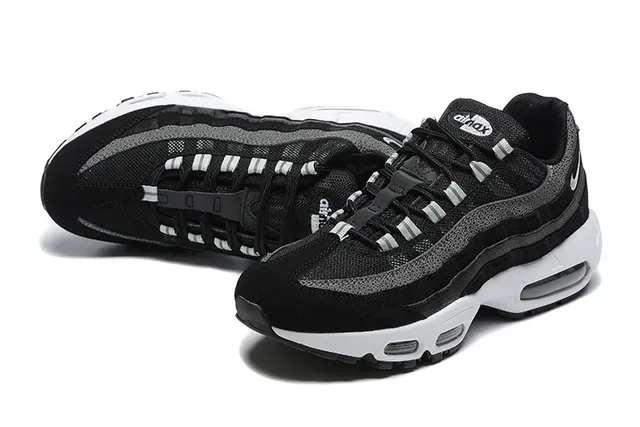 Nike Air Max 95 Black Gray Mint Green Lifestyle Sneakers 4