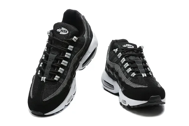Nike Air Max 95 Black Gray Mint Green Lifestyle Sneakers 6