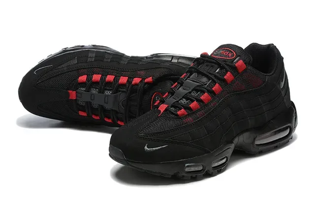 Nike Air Max 95 Black Gray Mint Green Lifestyle Sneakers 22