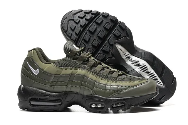Nike Air Max 95 Olive Green Black Lifestyle Sneakers 3