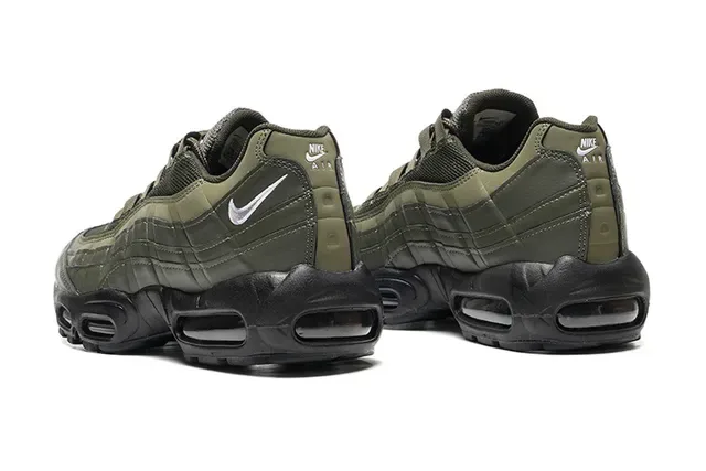 Nike Air Max 95 Olive Green Black Lifestyle Sneakers 4