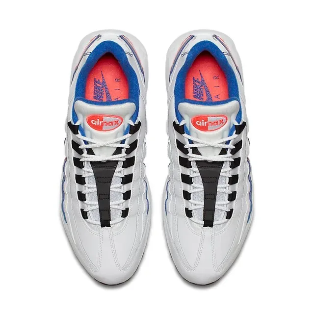 Nike Air Max 95 White Blue Red Lifestyle Sneakers 4
