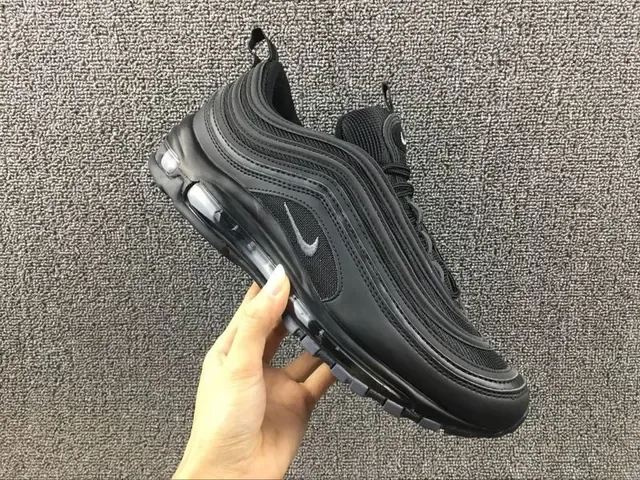 Nike Air Max 97 Black Monochrome Lifestyle Sneakers 14