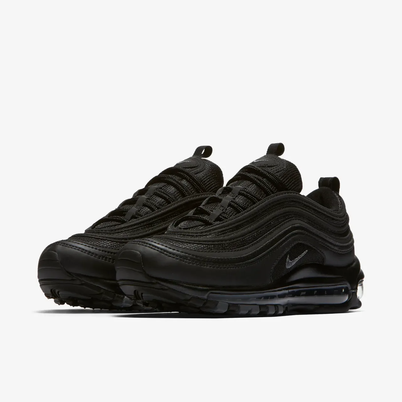 Nike Air Max 97 Black Monochrome Lifestyle Sneakers 19