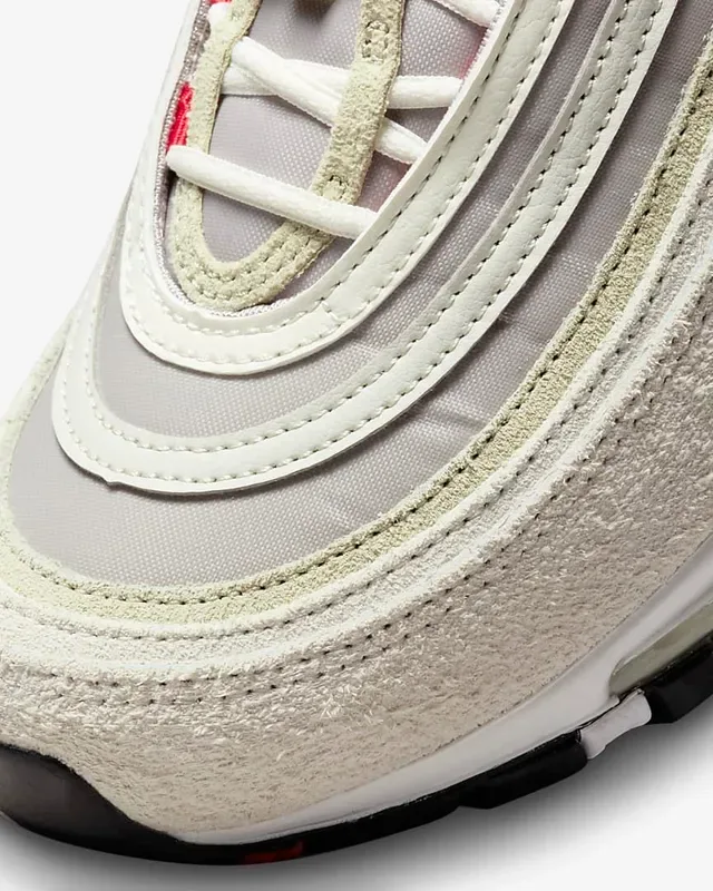 Nike Air Max 97 Off-White and Gray Lifestyle Sneakers 4