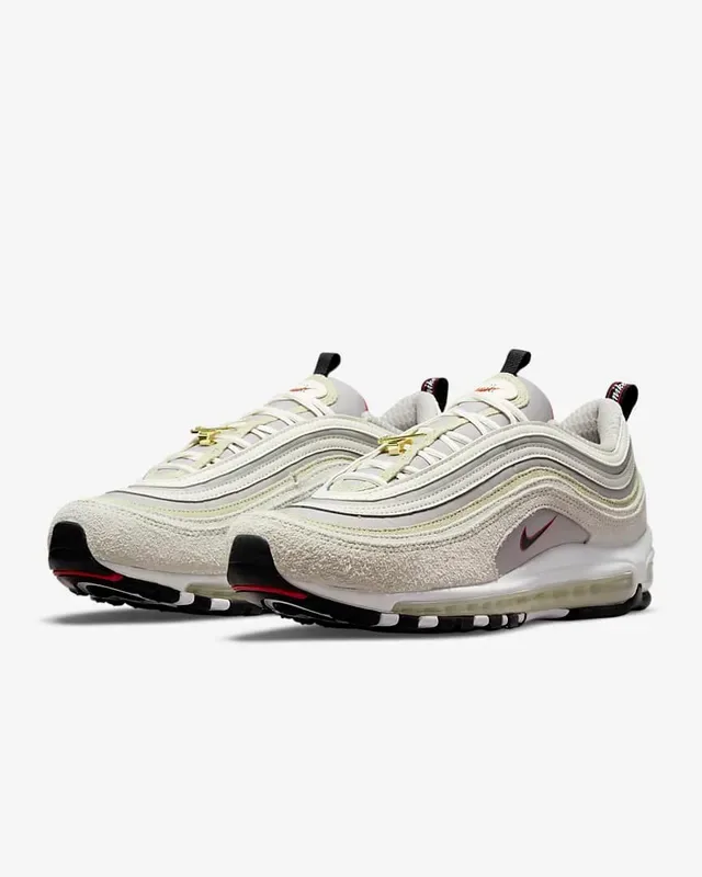 Nike Air Max 97 Off-White and Gray Lifestyle Sneakers 6