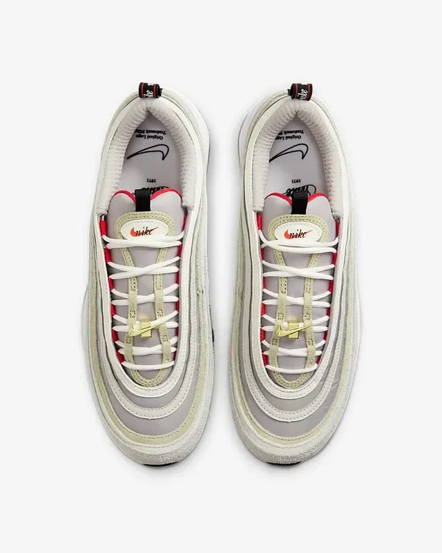 Nike Air Max 97 Off-White and Gray Lifestyle Sneakers 7