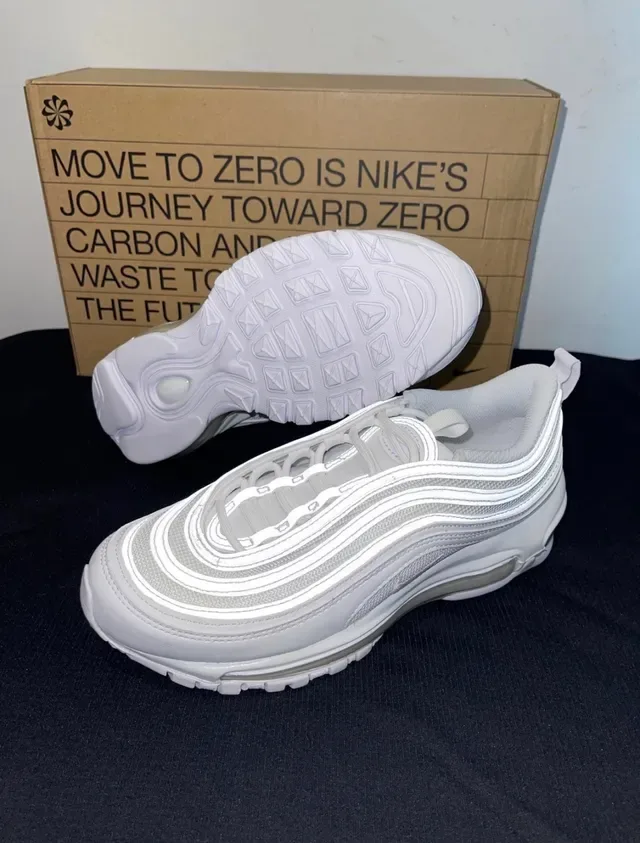 Nike Air Max 97 White Lifestyle Sneakers 2
