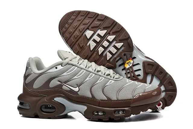Nike Air Max Plus Brown Silver Maroon Lifestyle Sneakers 17