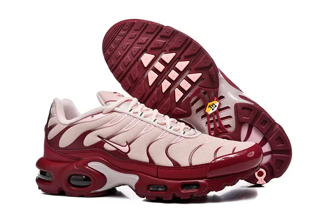 Nike Air Max Plus Brown Silver Maroon Lifestyle Sneakers 23
