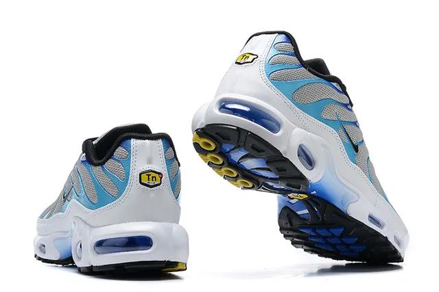 Nike Air Max Plus Gray Blue Wave Lifestyle Sneakers 2