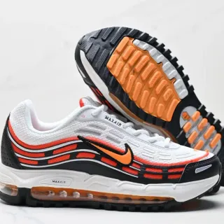 Nike Air Max Plus White Black Orange Lifestyle Sneakers