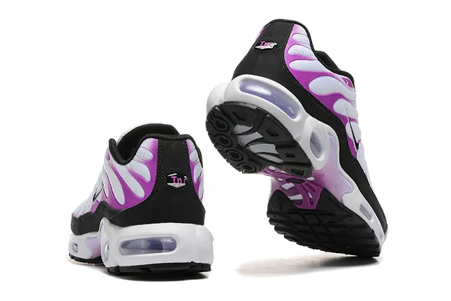 Nike Air Max Plus White Purple Black Lifestyle Sneakers 2