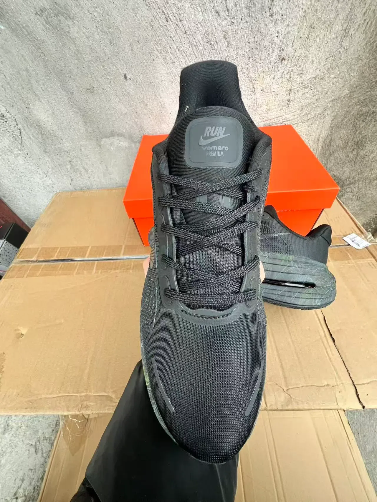 Nike Air Max Scorpion أسود أخضر نسيج أعلى ماربل ميدسول كونكي سنيكر 3