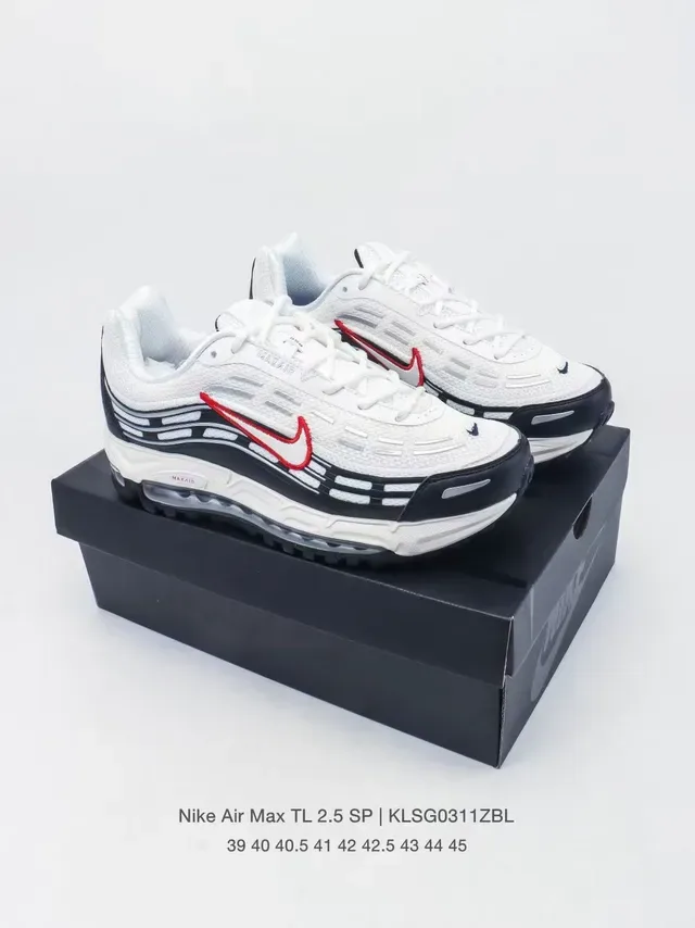 Nike Air Max TL 2.5 SP White Black Red Lifestyle Sneakers 2