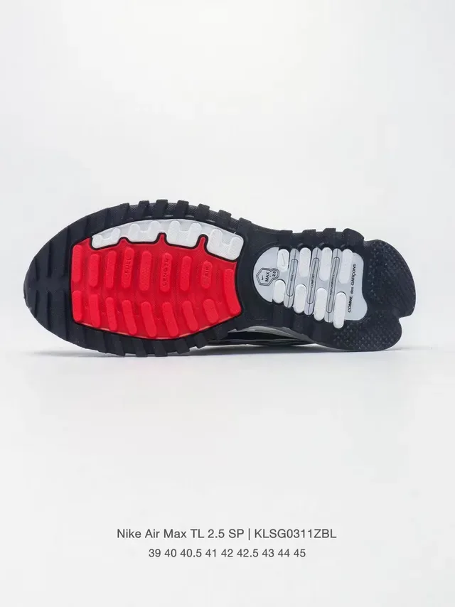 Nike Air Max TL 2.5 SP White Black Red Lifestyle Sneakers 5