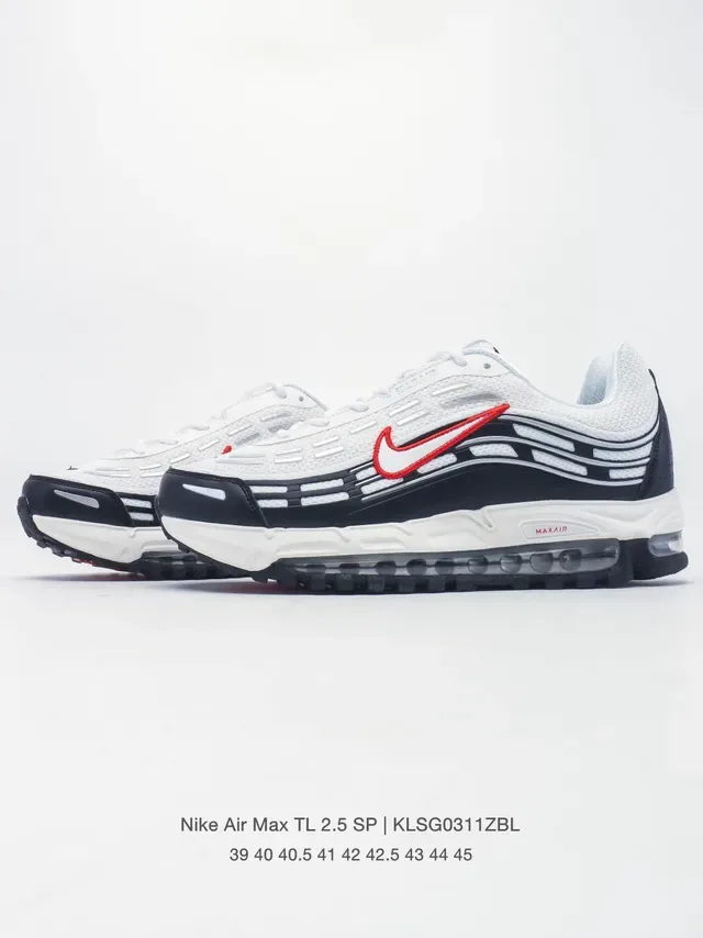 Nike Air Max TL 2.5 SP White Black Red Lifestyle Sneakers 8