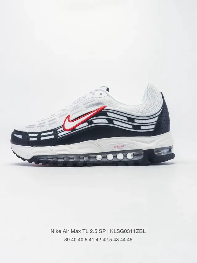Nike Air Max TL 2.5 SP White Black Red Lifestyle Sneakers 9