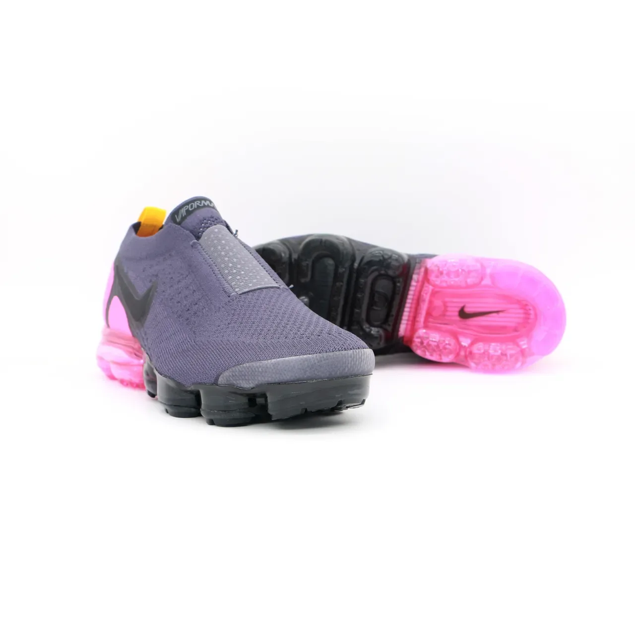 Nike Air VaporMax Flyknit 3 Dark Gray Pink Lifestyle Sneakers 2