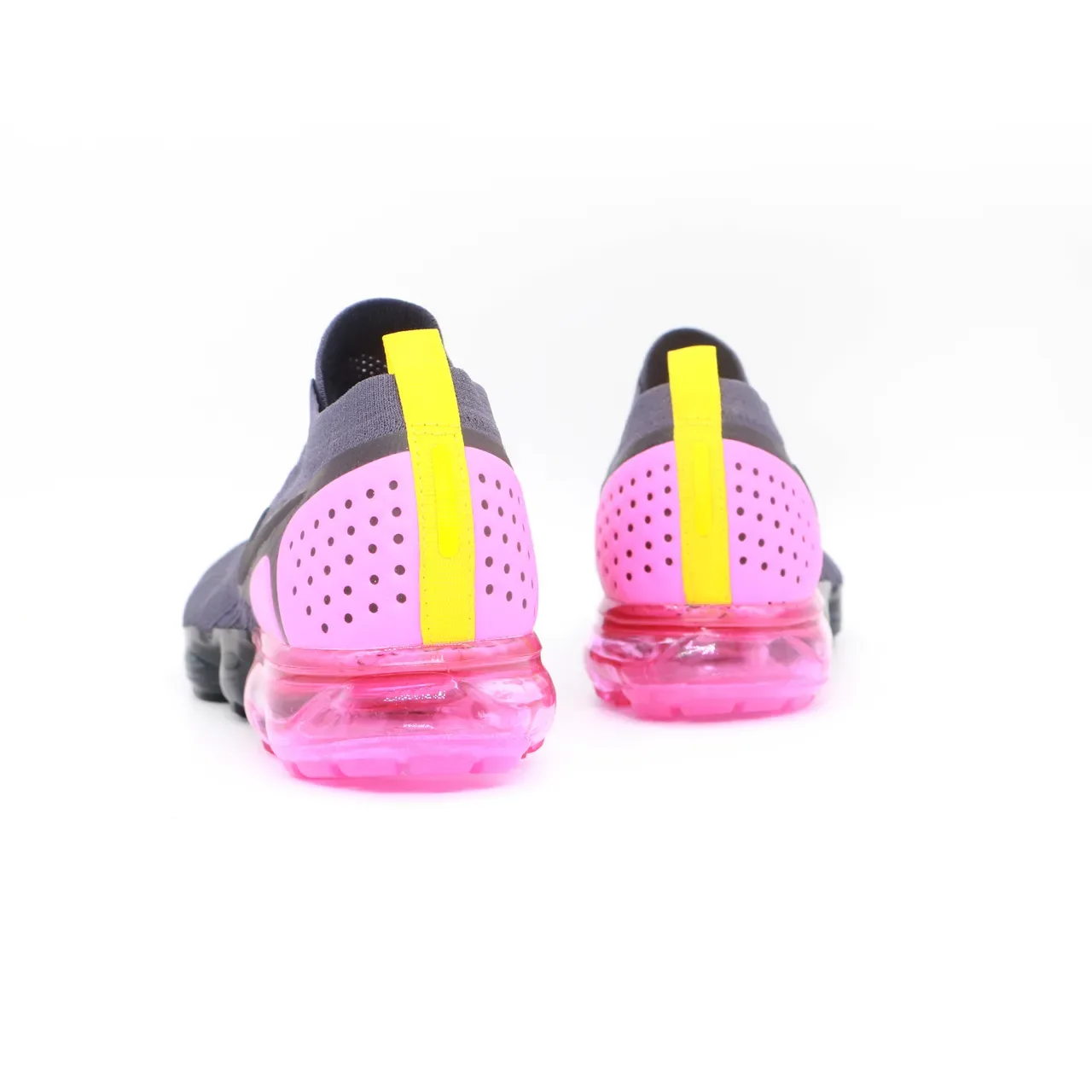Nike Air VaporMax Flyknit 3 Dark Gray Pink Lifestyle Sneakers 4