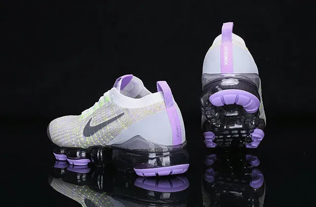 Nike Air VaporMax Flyknit 3 Lime Green Purple Lifestyle Sneakers 10