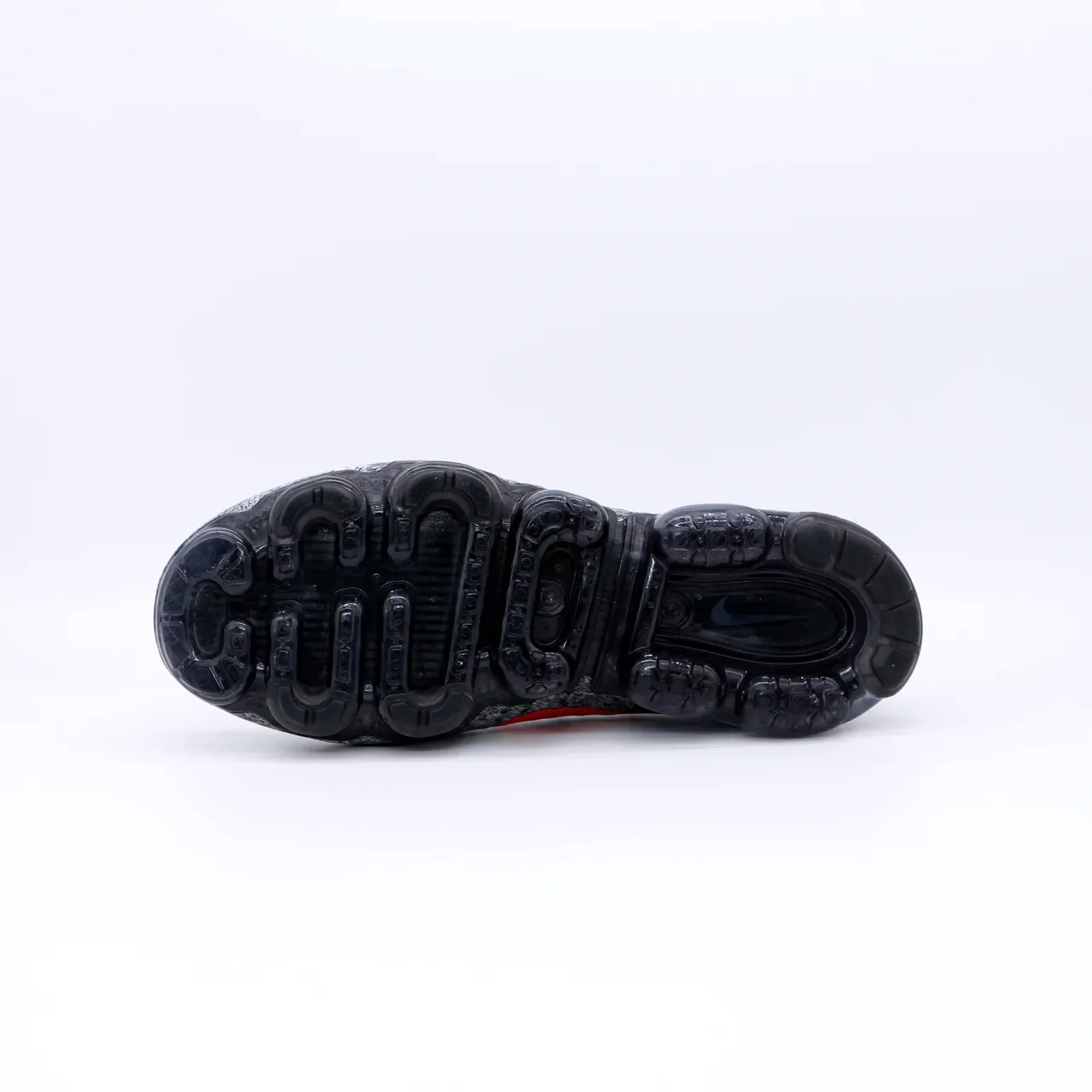 Nike Air VaporMax White Gray Red Lifestyle Sneakers 7