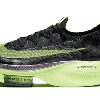 Nike Air Zoom Alphafly Black Lime Green Running Shoes