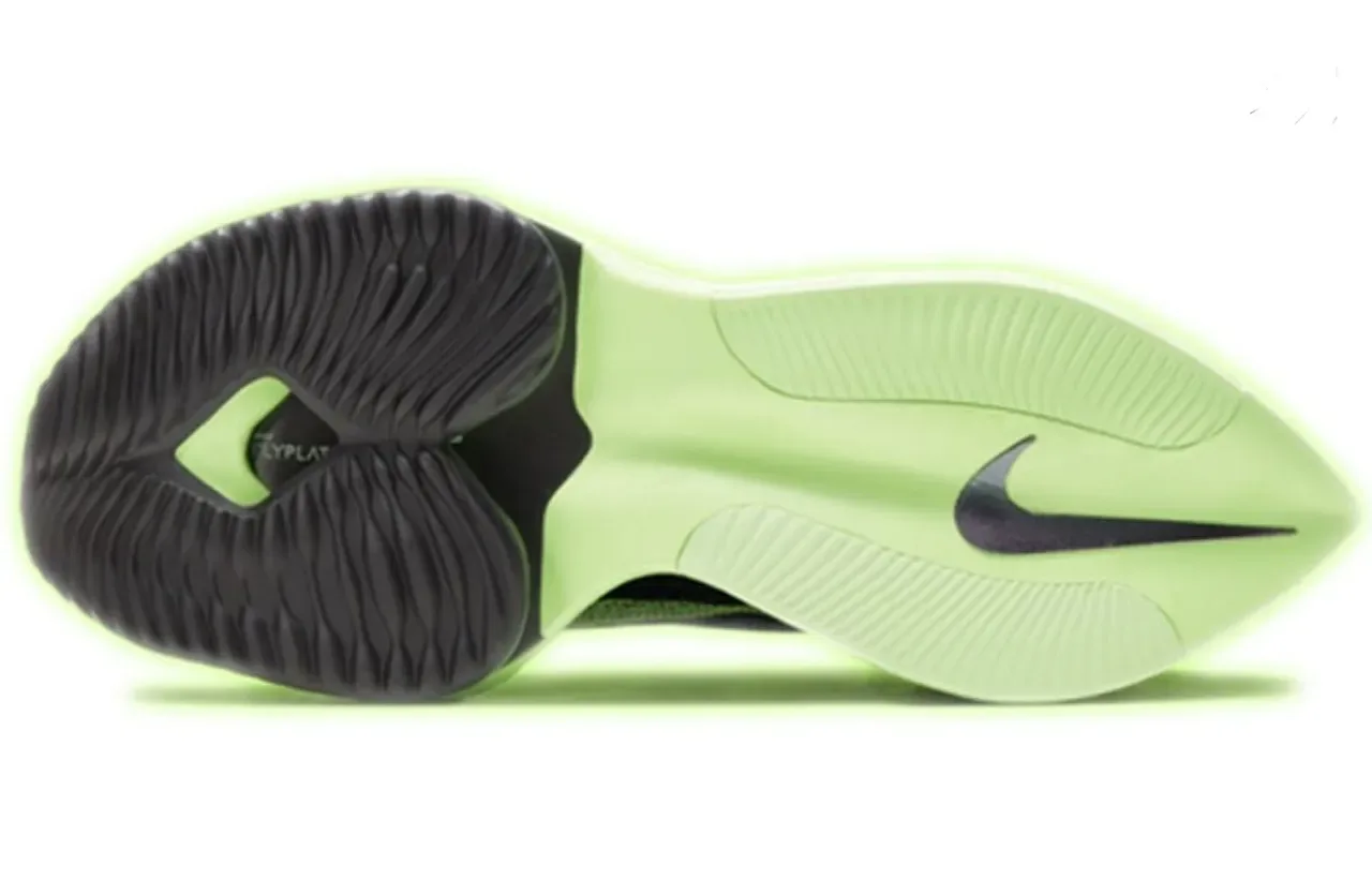 Nike Air Zoom Alphafly Noir Lime Vert Chaussures de course 6