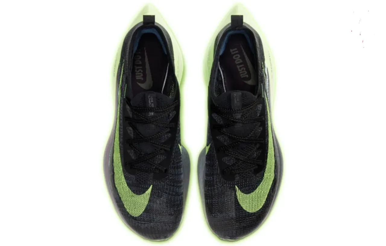 Nike Air Zoom Alphafly Noir Lime Vert Chaussures de course 7