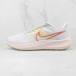 Nike Air Zoom Pegasus Gris Rose Empeigne en Tissu Engineered Plateforme Large Semelle Médiane Chaussures de Running