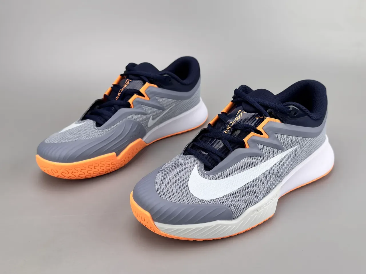 Nike Air Zoom Vapor Gris Marine Orange Chaussures de running 6