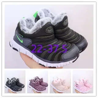 Nike आर्मी গ্রিন ব্ল্যাক স্লিপ-অন প্লাশ-লাইন্ড স্নিকার্স