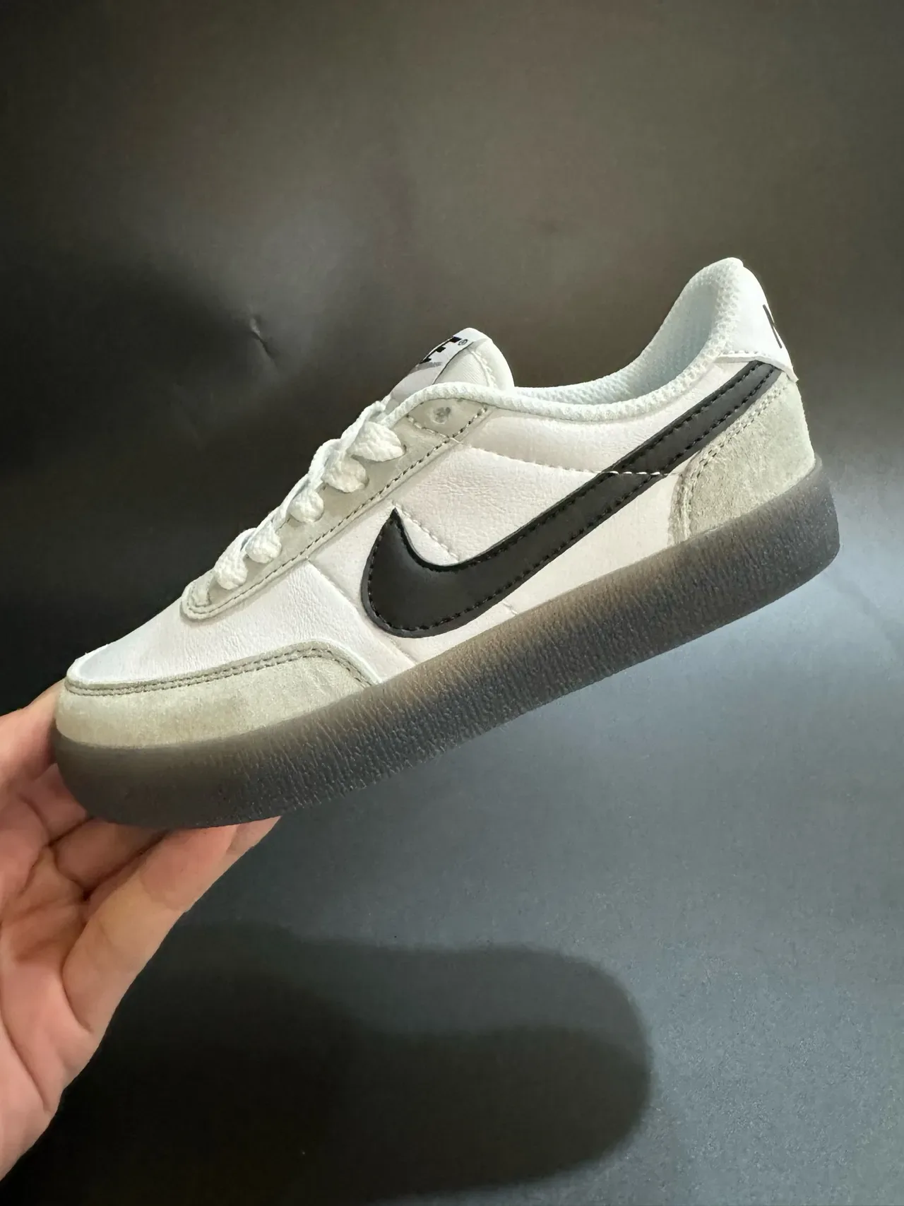Nike Beige Blue Low-Top Suede-Leather Panelled Lifestyle Sneakers 16