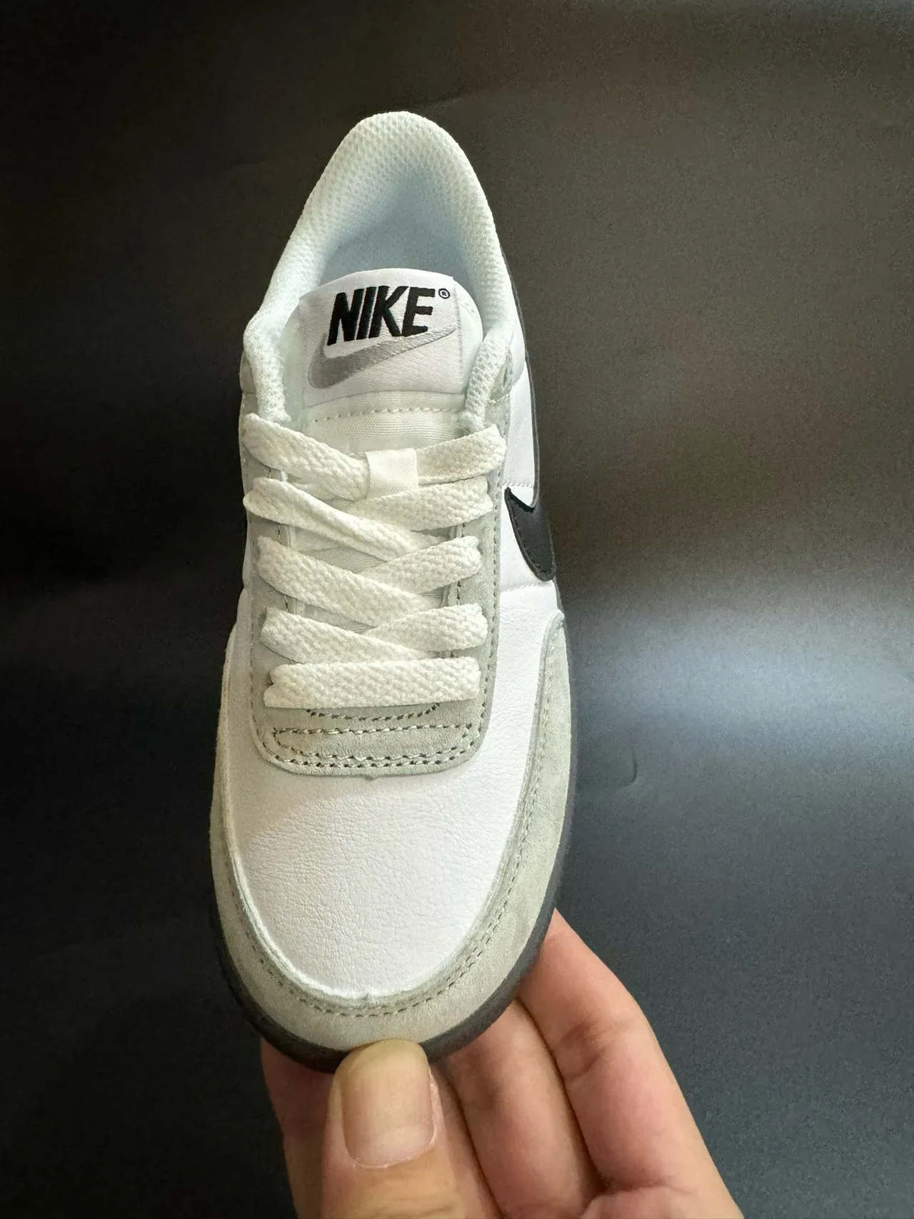 Nike Beige Blue Low-Top Suede-Leather Panelled Lifestyle Sneakers 20