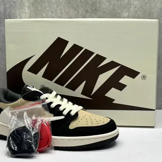 Nike Black Beige Low-Top Suede-and-Leather Panelled Lifestyle Sneakers