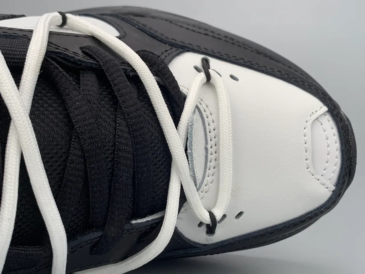 Nike Tênis Lifestyle Preto Branco Camada Sintético E Couro Superior Esculpido Chunky Solado Médio 4