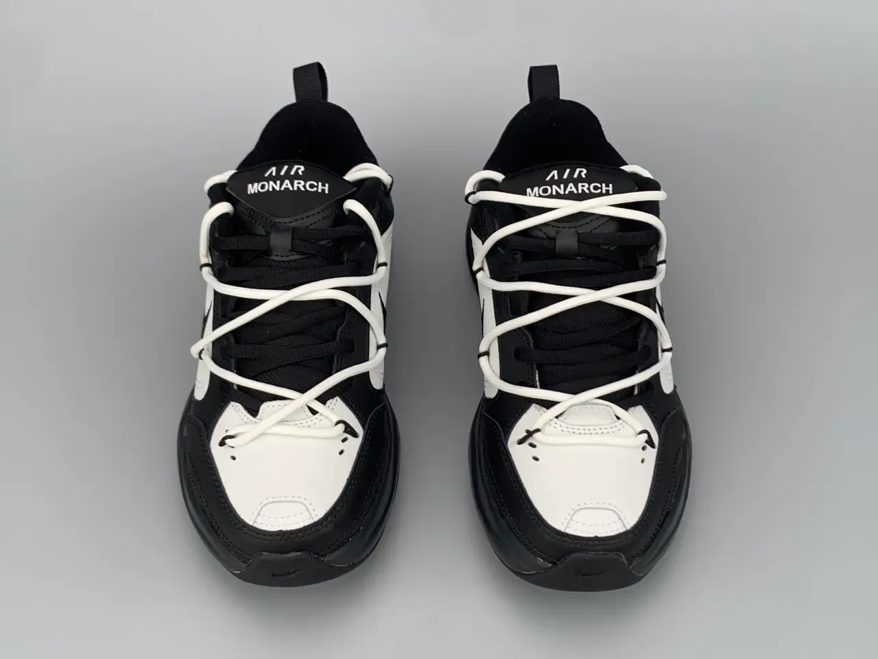Nike Tênis Lifestyle Preto Branco Camada Sintético E Couro Superior Esculpido Chunky Solado Médio 9
