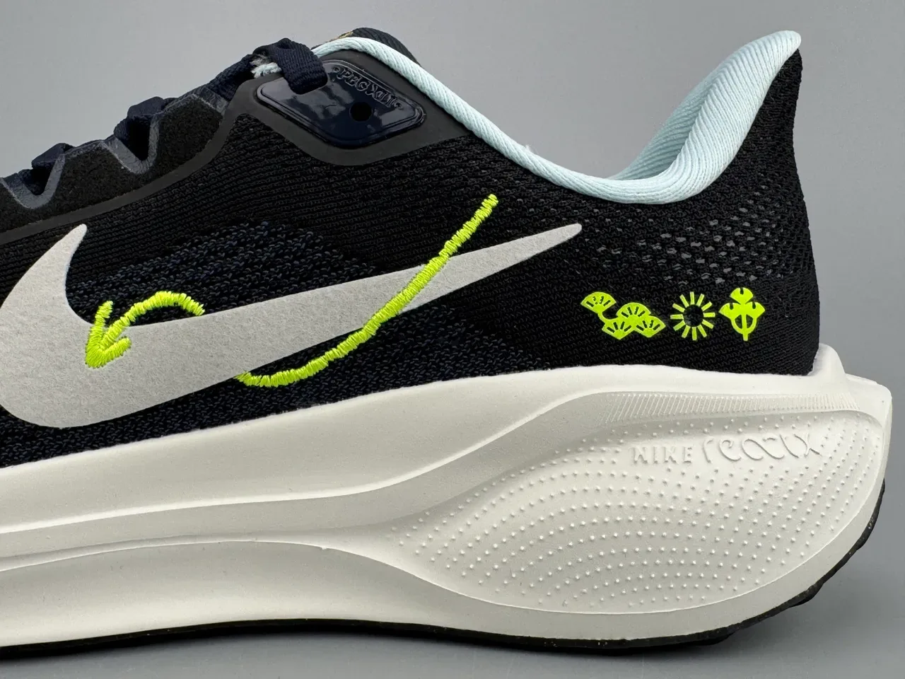 Nike Air Zoom Forefoot Unit noir jaune maillage supérieur ingénierisé chaussures running 7
