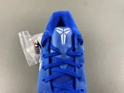 Nike Tênis de Basquete Azul e Preto Low-Top com Upper de Malha Perfurada 6