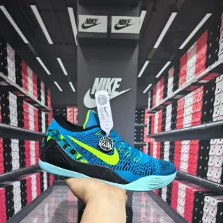 Nike 蓝绿 飞线鞋面 碳纤维后跟支撑 篮球鞋