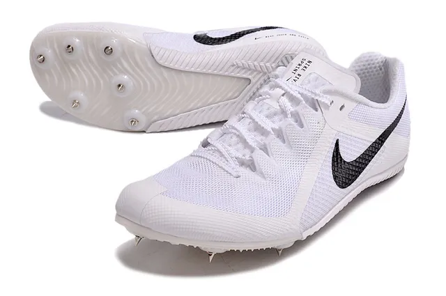 Nike Blue Green Low-Cut Racing Spike Breathable Mesh Upper Running Shoes 24