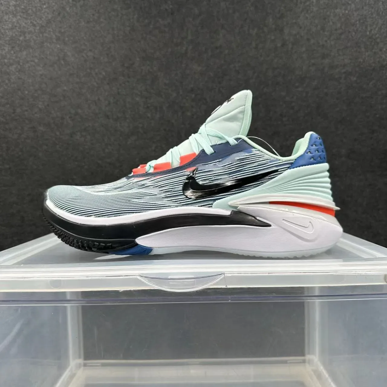 Nike Blue Jade Performance Basketball Sneakers 2
