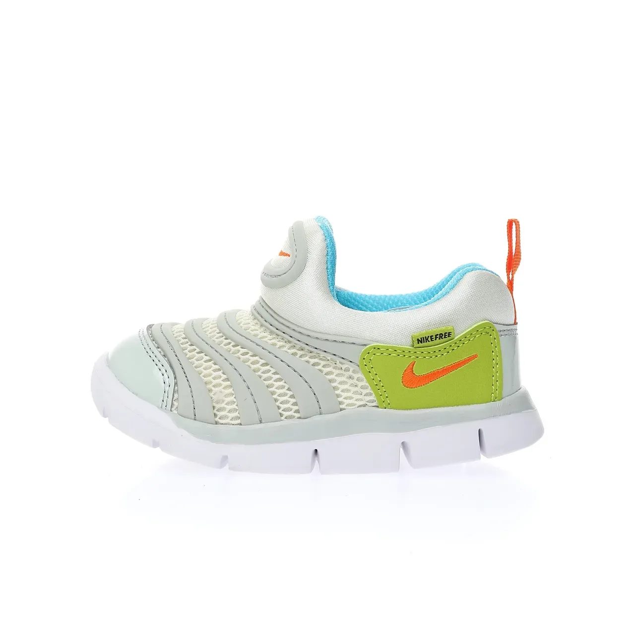Nike Blue White Slip-On Segmented Sole Sneakers 6