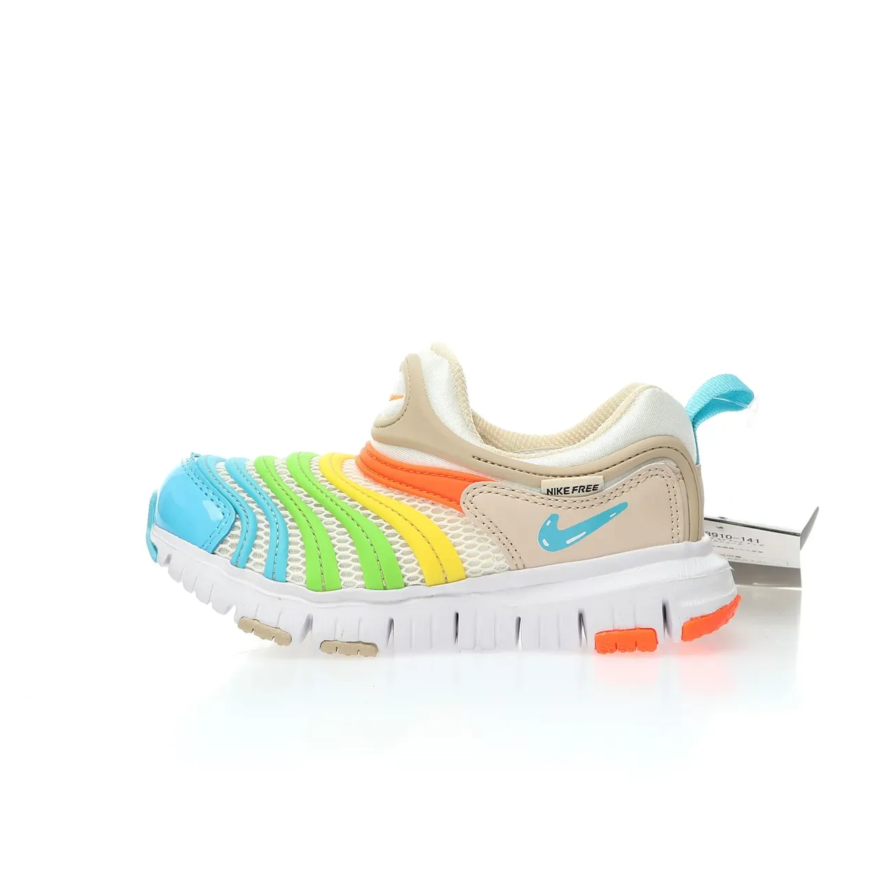 Nike Blue White Slip-On Segmented Sole Sneakers 8