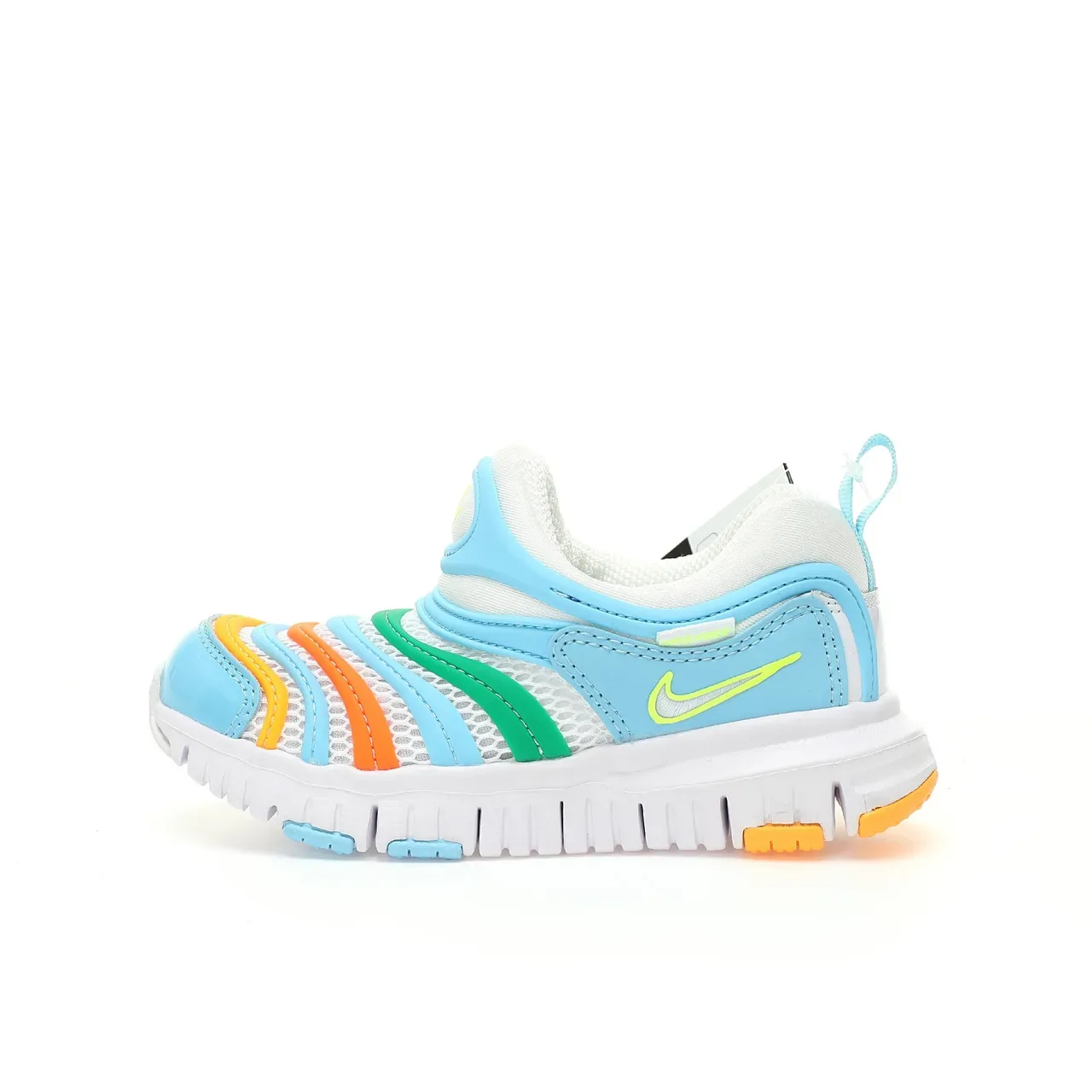 Nike Blue White Slip-On Segmented Sole Sneakers 10