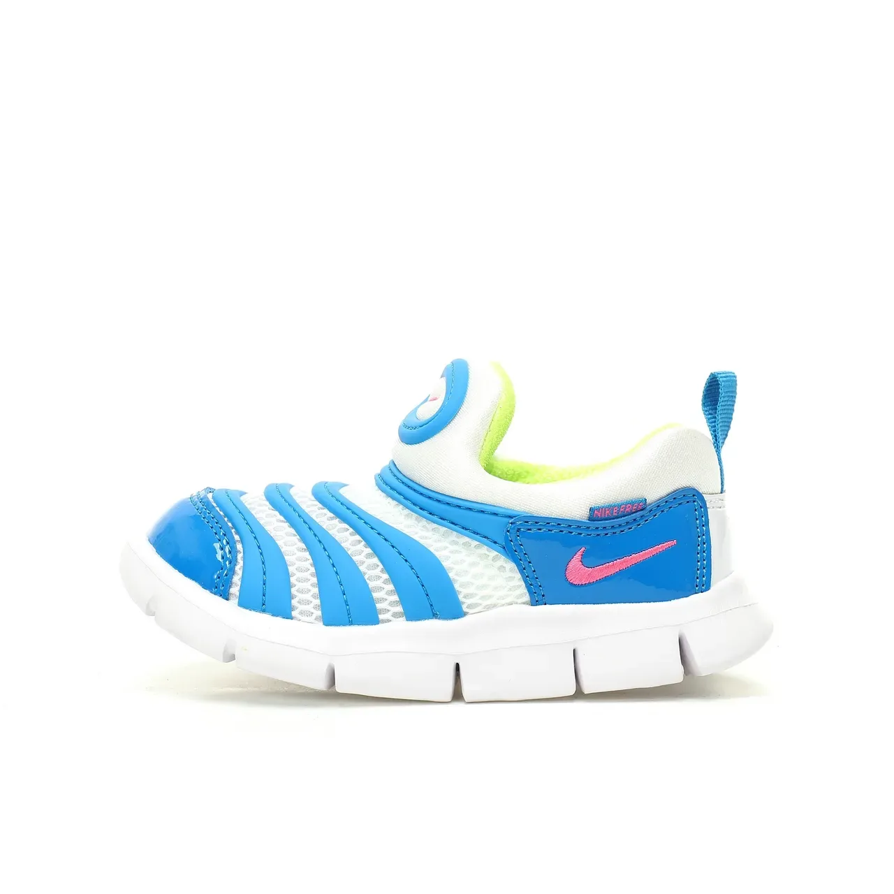 Nike Blue White Slip-On Segmented Sole Sneakers 17